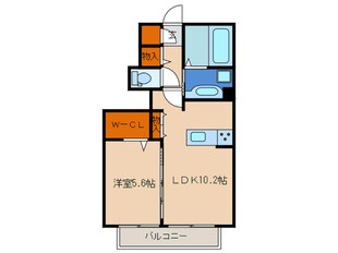 アリス御島崎弐番館の物件間取画像